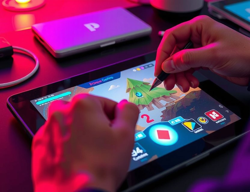 Game prototyping session at Gamelunix studio